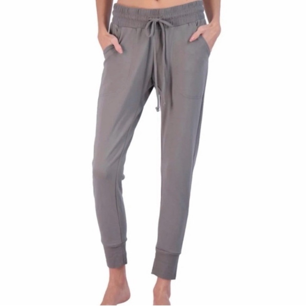 Free People Back Into It Sweatpant Joggers Grey Size Small